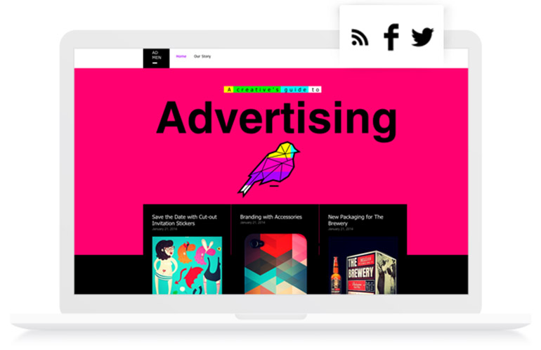 Cara membangung website - RSS Feed